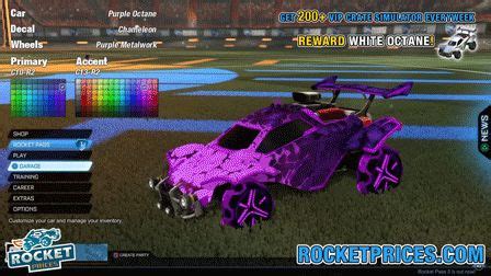 56126 view the white wave. Win 5 Rocket League Octane Car Designs With Chameleon ...