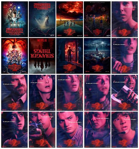All Current Official Stranger Things Posters Rstrangerthings
