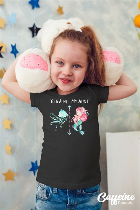 your aunt my aunt girl mermaid shirt aunt shirt jelly etsy