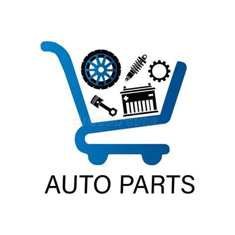 Vector Logo Of Car Parts Auto Repair Stock Illustration Illustration