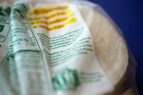 What Are Those Parabens Doing In My Tortilla Nutrition Labels Foods