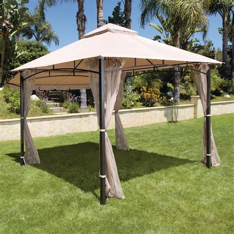 At alibaba.com, you can select from a broad range of backyard canopies. Hampton Bay Santa Maria 13 ft. x 10 ft. Roof Style Canopy ...