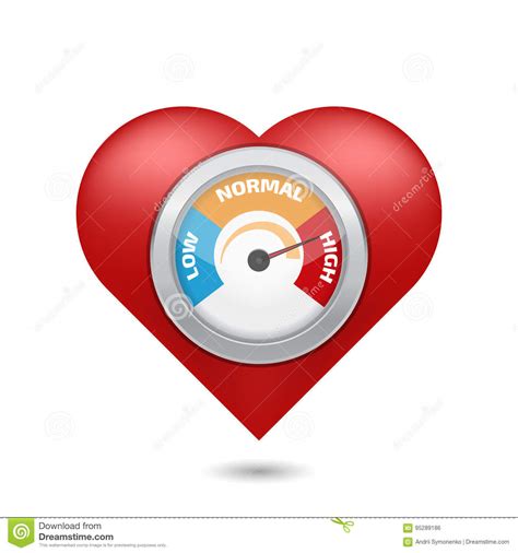 High Blood Pressure Concept Vector Illustration Stock Vector