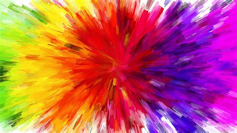 Color Burst Painting Ultra Hd Desktop Background Wallpaper