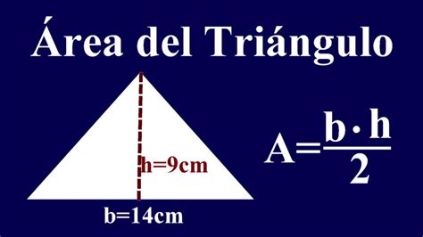 ¿cuál Es La Fórmula Del Triángulo