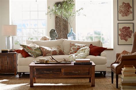 Fall decor is all about blending styles | Pottery barn living room