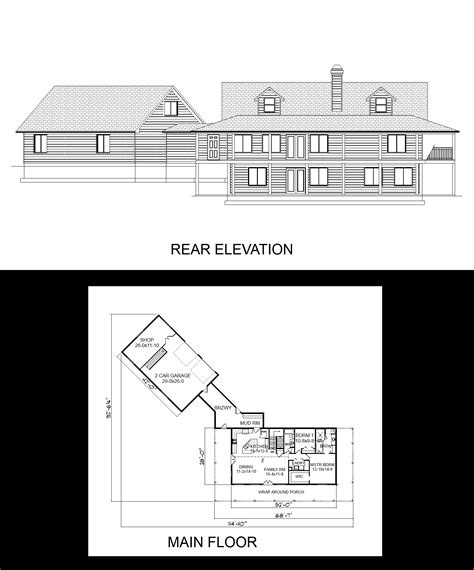 A walkout basement offers many advantages: R-1819 pdf | Home design floor plans, Garage with room above, House with porch