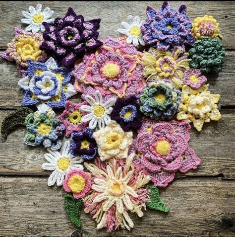 kind of obsessed with making freehand flowers but now what do i do with them r crochet