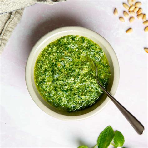 Mint Pesto From Scratch Fast Recipes From Scratch For Busy Cooks