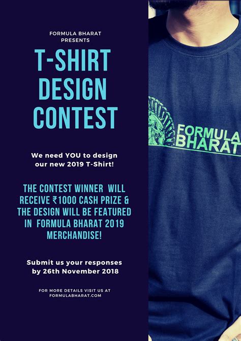 T Shirt Design Contest Formula Bharat
