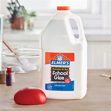 Elmers Liquid School Glue Washable 1 Gallon 1 Count Great For