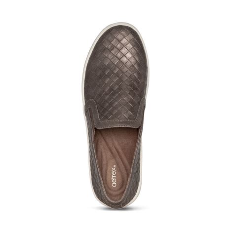 Kenzie Bronze Slip On Sneaker With Arch Support