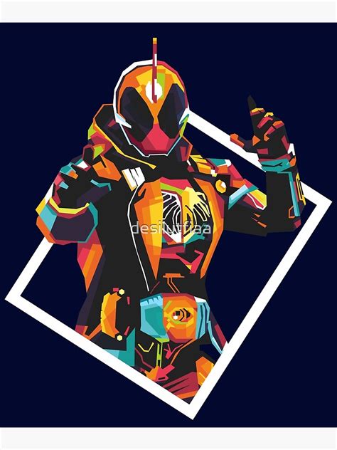 Kamen Rider Ghost Poster For Sale By Desilutfiaa Redbubble