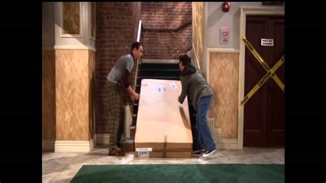 The Big Bang Theory Bringing Pennys Furniture Up The Stairs Youtube