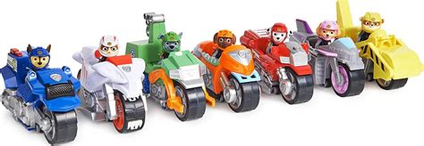 Nickelodeon Paw Patrol Moto Pups Motorcycle Playset Vehicles Figures Ab