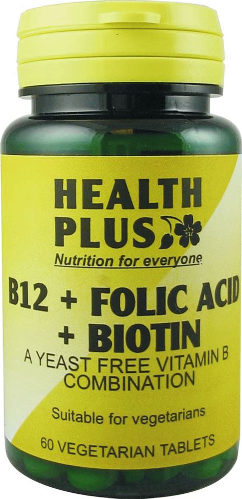 B12 Folic Acid Biotin 60 Your Nutrition Shop