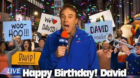 Happy Birthday David Youtube