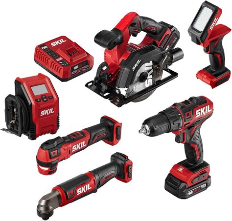 Buy Skil Pwr Core 12 Brushless 6 Tool Combo Kit Included 40ah Lithium