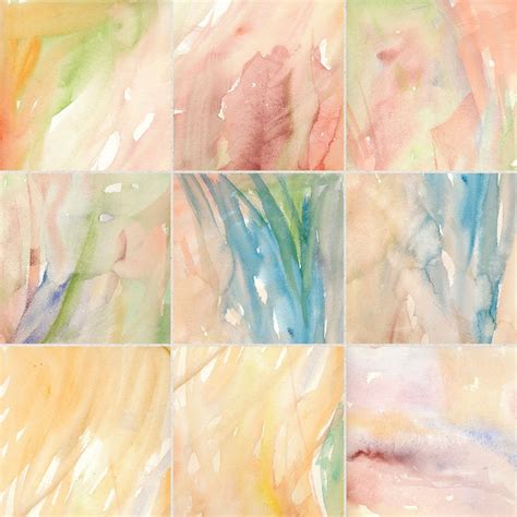 Hand Painted Watercolor Papers Digital Download Printable Etsy