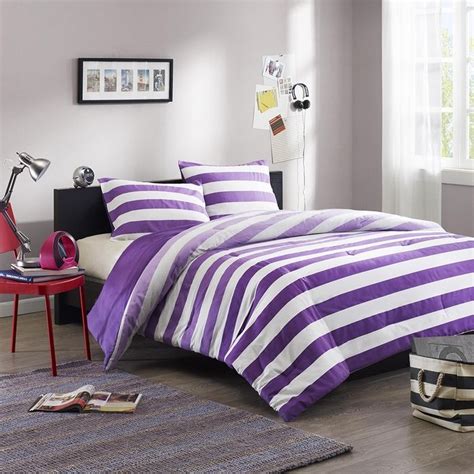 This twin xl bedding item has a high impact, gorgeous design to add to your dorm room decor with a bold, deep purple color and pin tuck texture details that make this a must have dorm item. 41 best ideas about Twin XL Dorm Room Bedding on Pinterest