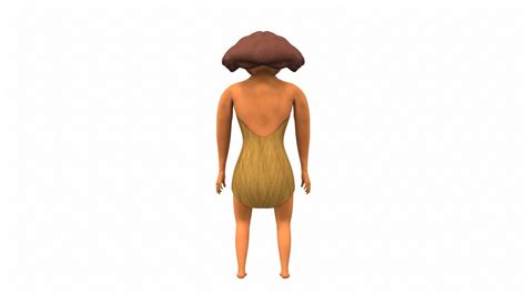 Eep Crood Female Cartoon Character Of The Croods 3d Model Cgtrader