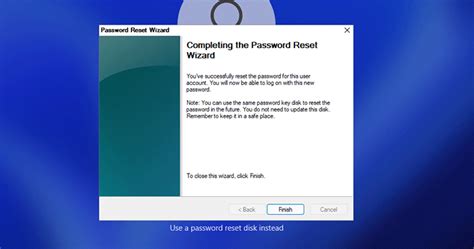 How To Create And Use A Password Reset Disk In Windows 11