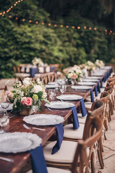 Rustic Romantic Navy And Blush Wedding Every Last Detail