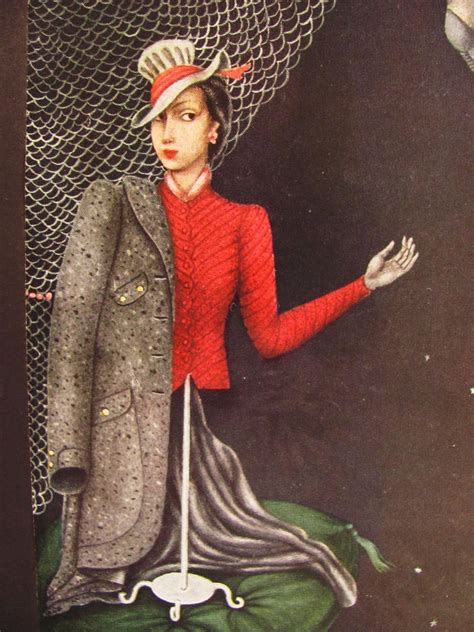 Pintucks 1938 Surrealistic Fashion Illustration By Wilena