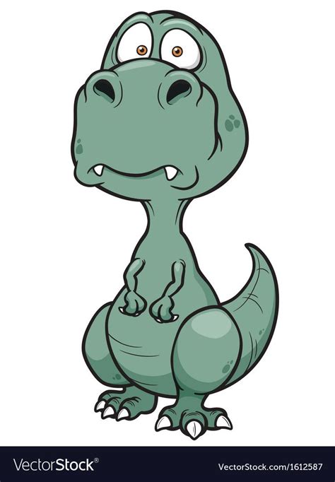 Vector Illustration Of Cartoon Dinosaur Download A Free Preview Or