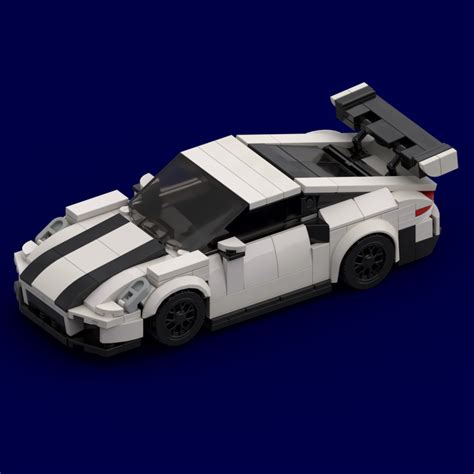 Lego Moc Porsche 911 Gt2 Rs White By Mcgwerks Rebrickable Build