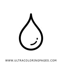 Dibujo De Gota De Agua Para Colorear Ultra Coloring Pages