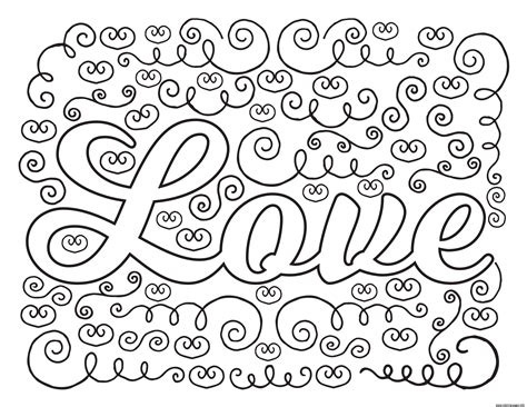 Coloring pages is a commonly used practice by parents at home or teachers at school to impart knowledge of the alphabets, animal, monuments, fruits, vegetables, numbers etc. Love Adult Valentines Coloring Pages Printable