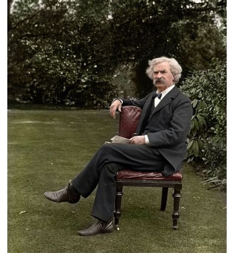 Mark Twain In Color Circa 1900 Colorized Historical Photos Colorized