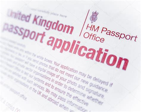 British Passport Form Stock Photo By Mrdoomits 69688951