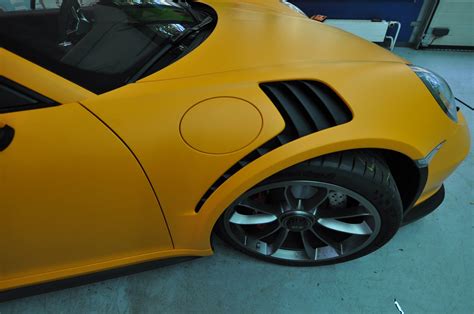 2016 Porsche 911 GT3 RS Gets Retro Look with Racing Orange Matt Wrap
