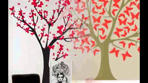 Butterfly Tree Wall Decals Nice Decoration Youtube