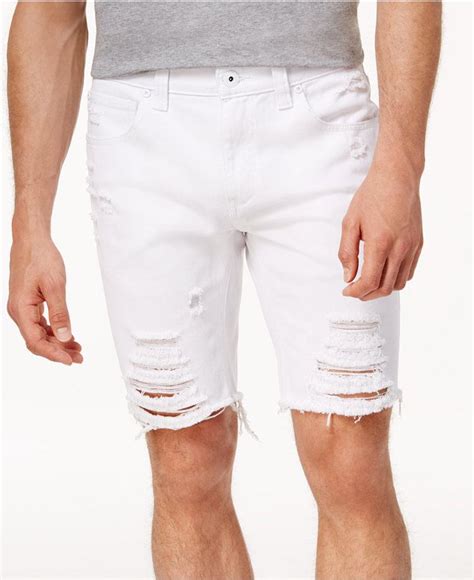 Inc International Concepts Mens Ripped 9 Shorts Created For Macys Shopstyle Clothes And
