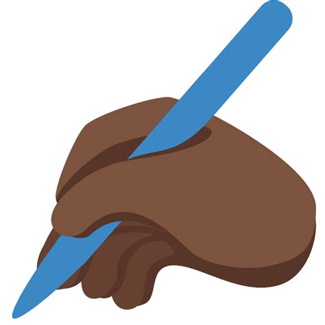 Writing Hand Emoji Clipart Free Download Transparent Png Creazilla
