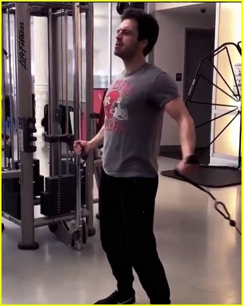 Sebastian Stans Trainer Shows Fans His Superhero Workout Photo