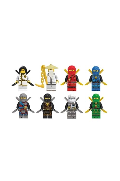 Schulzz Ninjago Lego Uyumlu Skyblue Süper Kahraman 8 Farklı Hero Figür