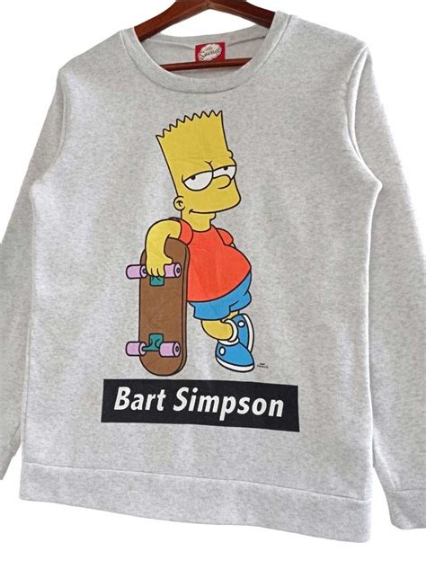 The Simpsons Vintage Bart Simpson Crewneck Sweatshirt Gem