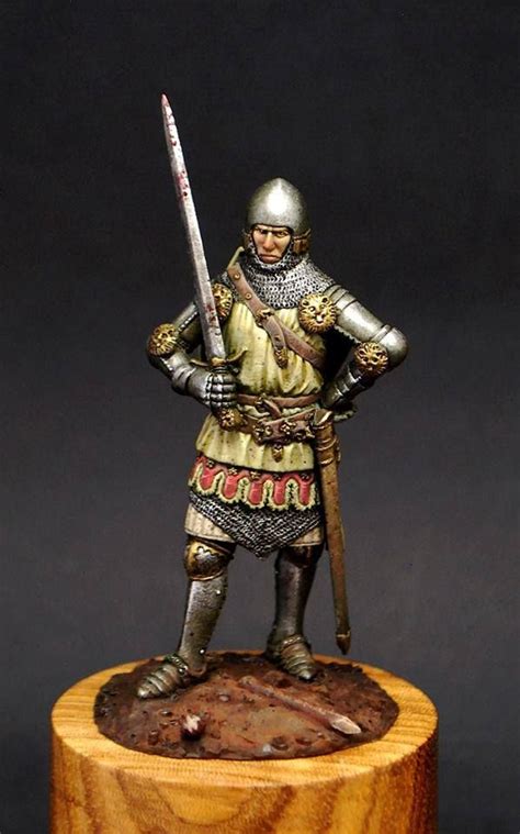 Battle Of Crecy 14th Century English Knight 54mm Resin Kit Sculptor