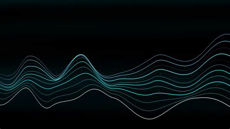 Wave Form Lines Animation Flowing Waves Stock Motion Graphics Sbv