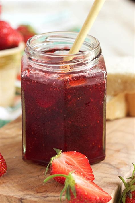 All you need for this simple recipe is fresh strawberries, lemons, butter, and jam jars. Easy Strawberry Jam - The Suburban Soapbox