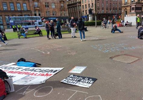 Protest After Asylum Seeker Collapses In Glasgow Immigration Dawn Raid