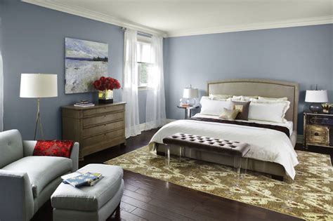 In darker rooms, it looks slightly more gray. grey bedroom paint colors for traditional room with wide ...