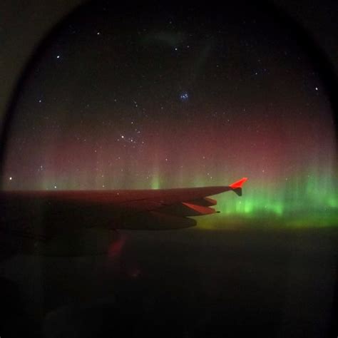 Northern Lights From The Air Todays Image Earthsky