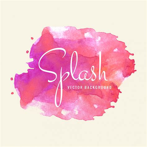 Premium Vector Abstract Colorful Watercolor Splash Background