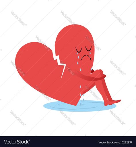 Broken Heart Disappointed Emoji Images Drawing