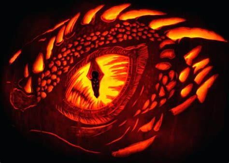 Halloween Dragon Eye Pumpkin Halloween Pumpkin Carving Stencils
